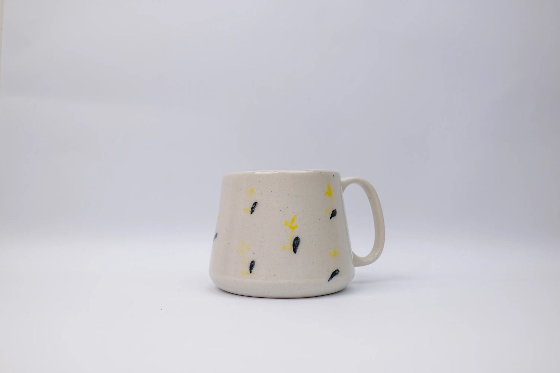 Artisan Small Dot Ceramic Coffee Mug for Home & Office