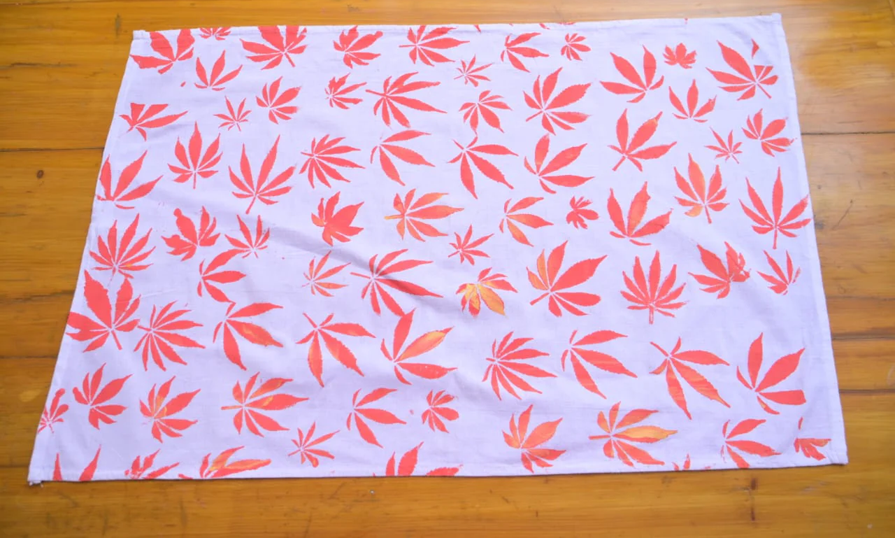 Red Leaf Bread Napkin – Dining Table Napkin