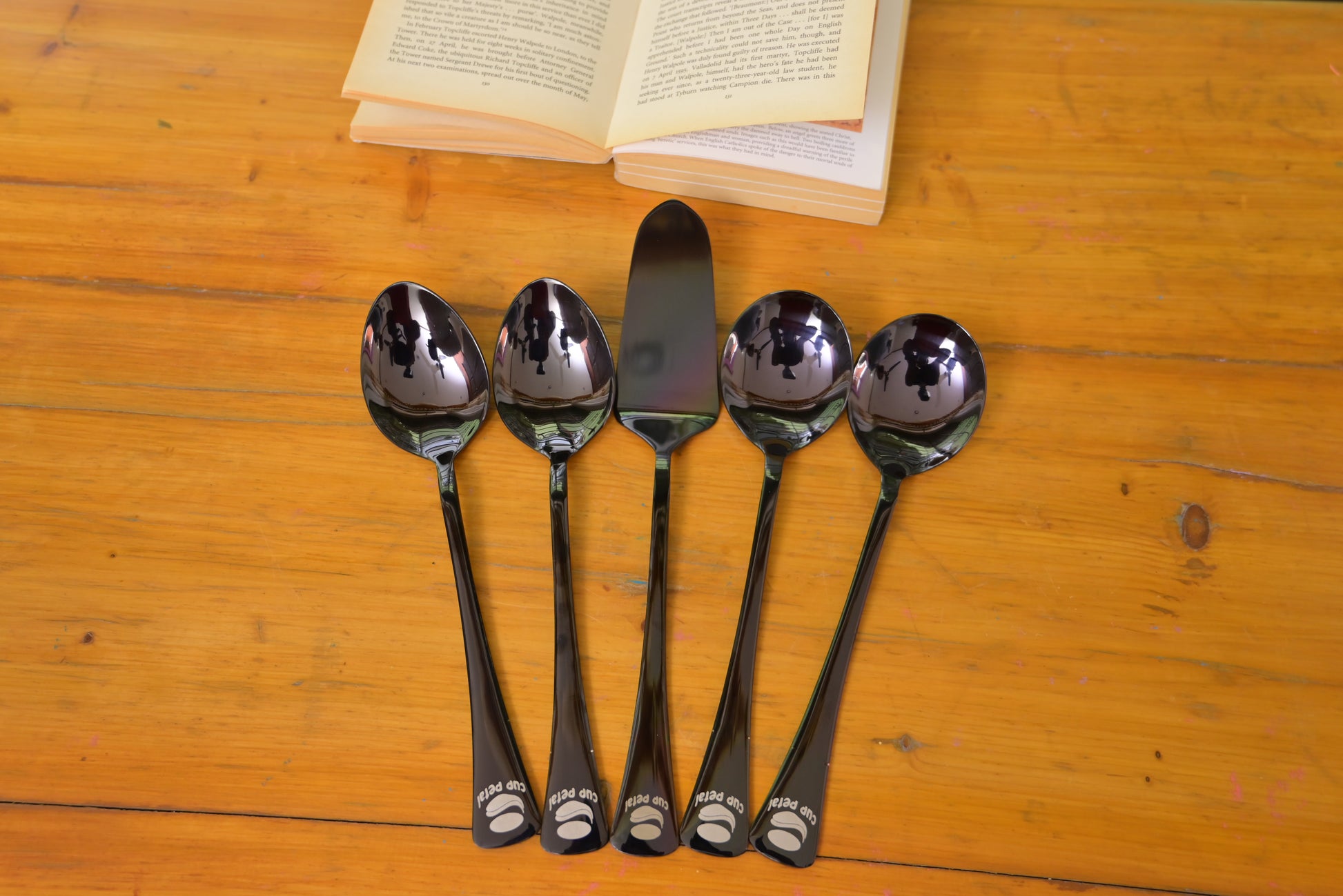 Black Serving Spoon Set – Kitchen & Dining Utensils