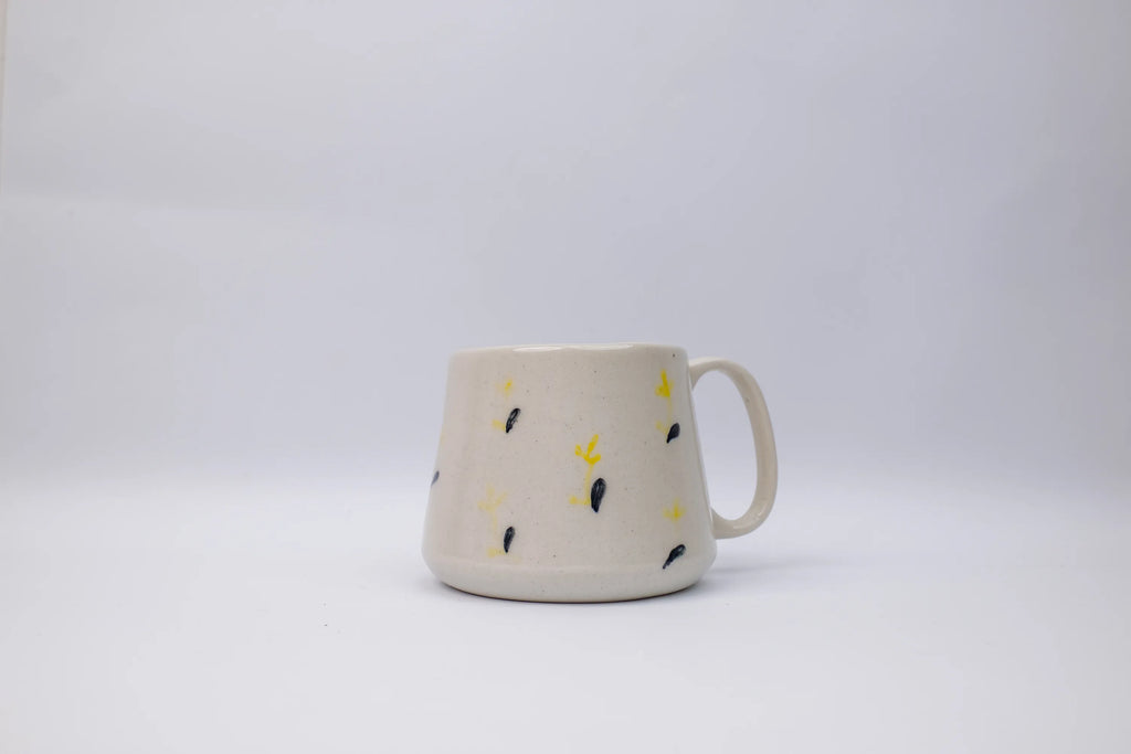 Artisan Small Dot Ceramic Coffee Mug for Home & Office