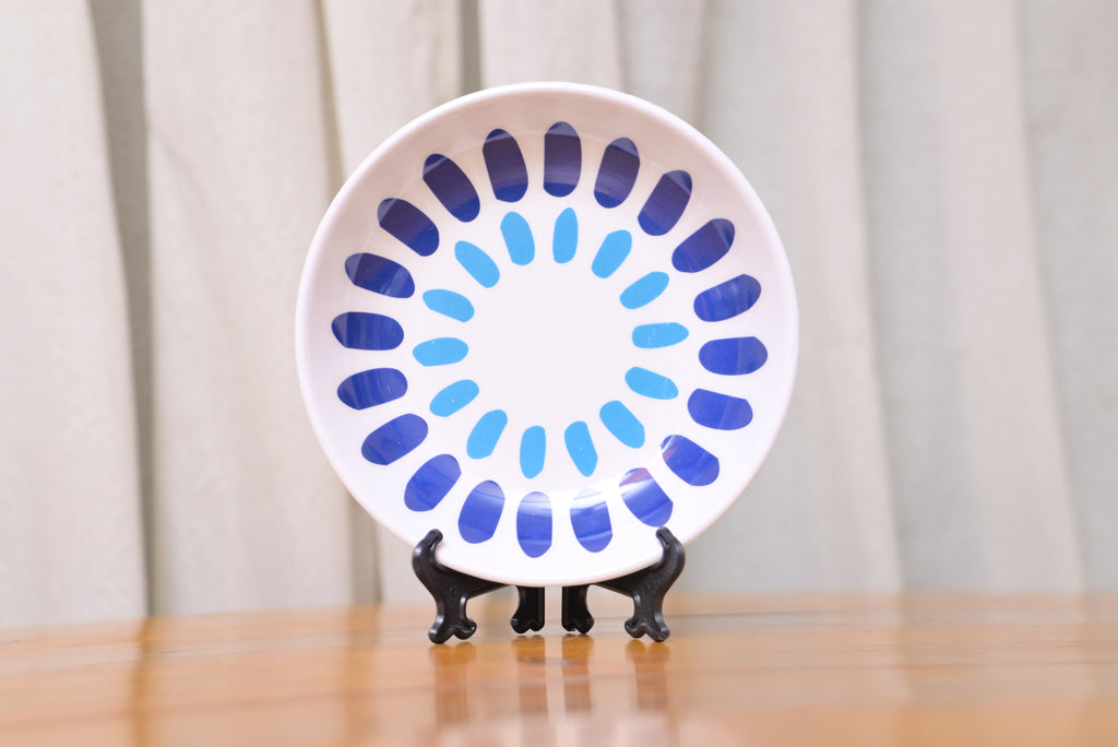 Blue Dot Melamine Deep Plates – Stylish Dinnerware