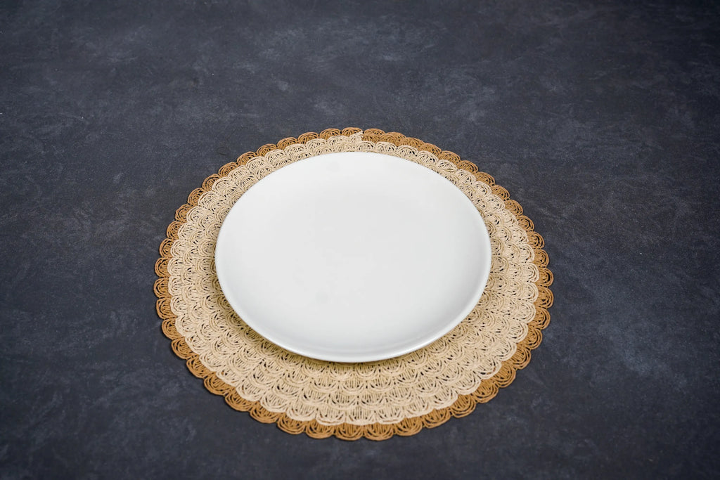 Plain White Melamine Plates_ pack of 12  Plates