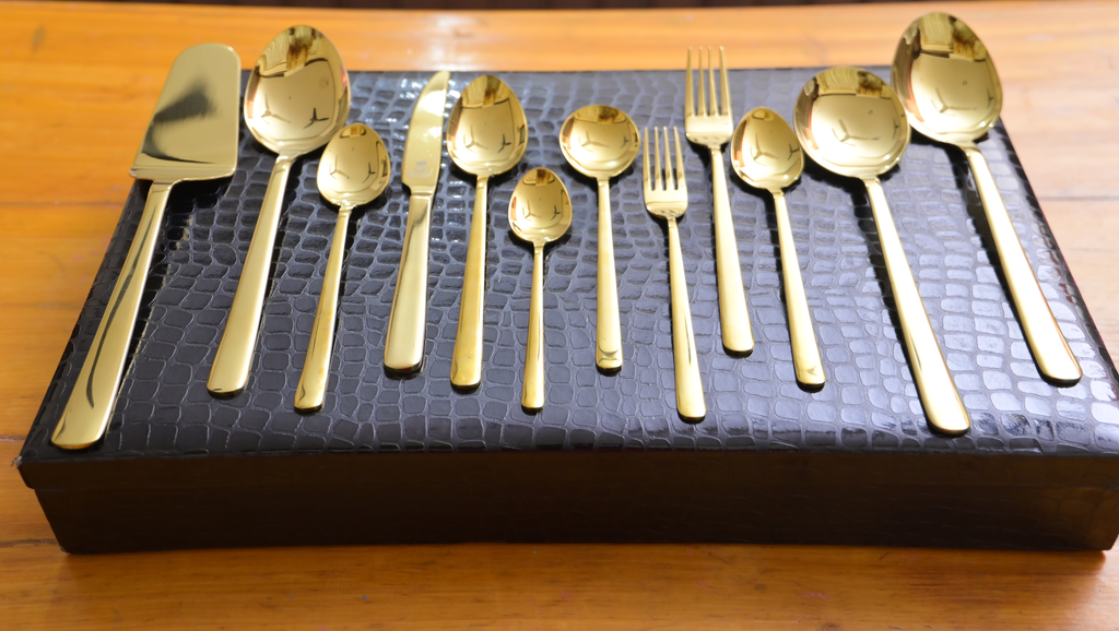 Gold Cutlery Set – Luxury Dining Tableware