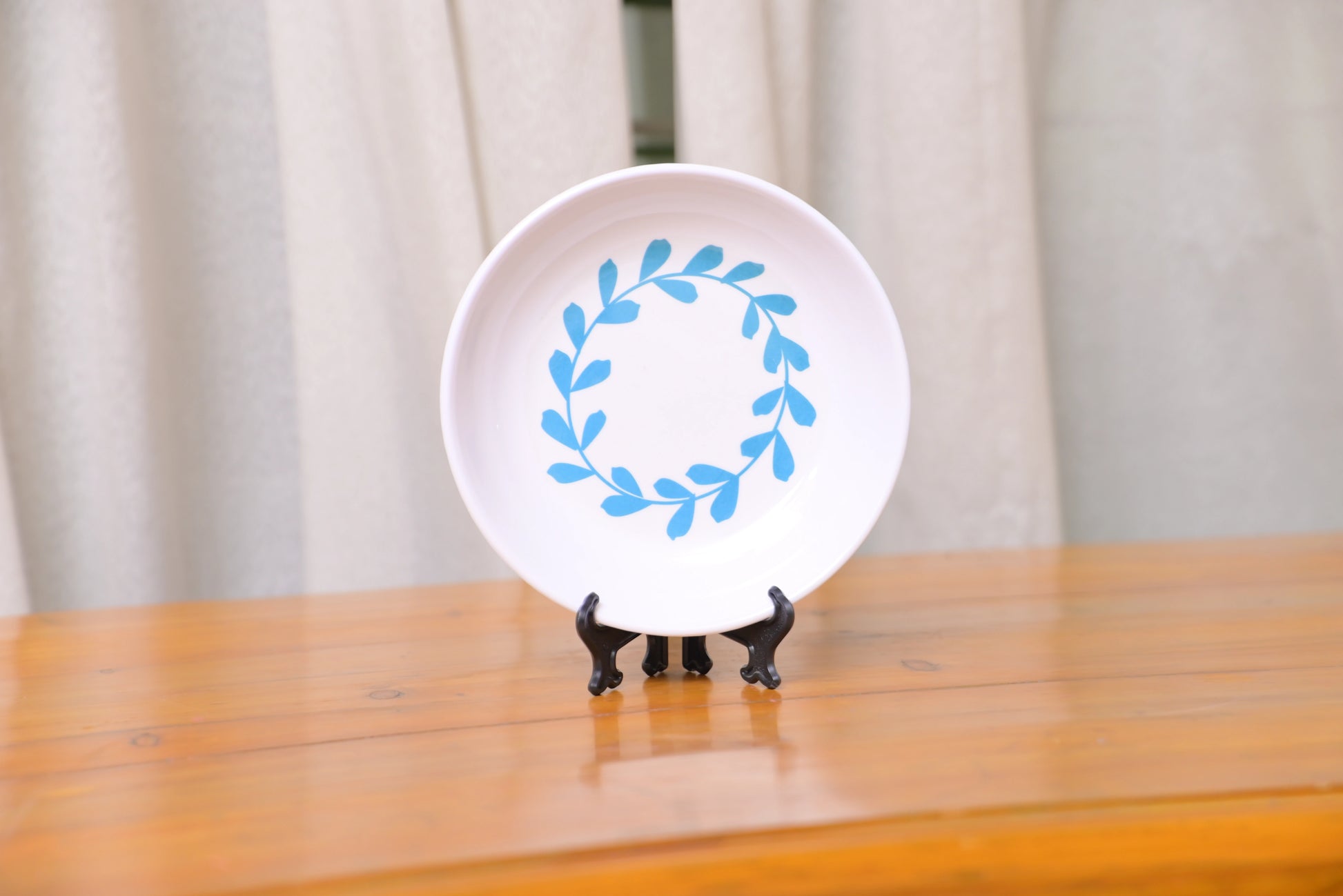 Blue Leaf Melamine Deep Plates –pack of 6 Dinnerware Collection